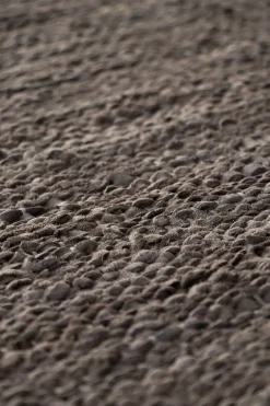 Rug Solid - Tæppe m. læder, wood - 65x135 cm* Hot