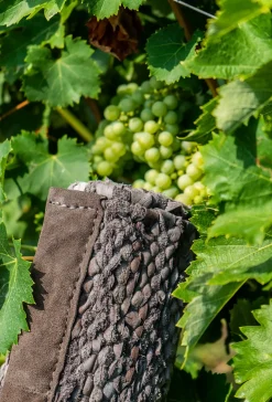 Rug Solid - Tæppe m. læder, wood - 65x135 cm* Hot