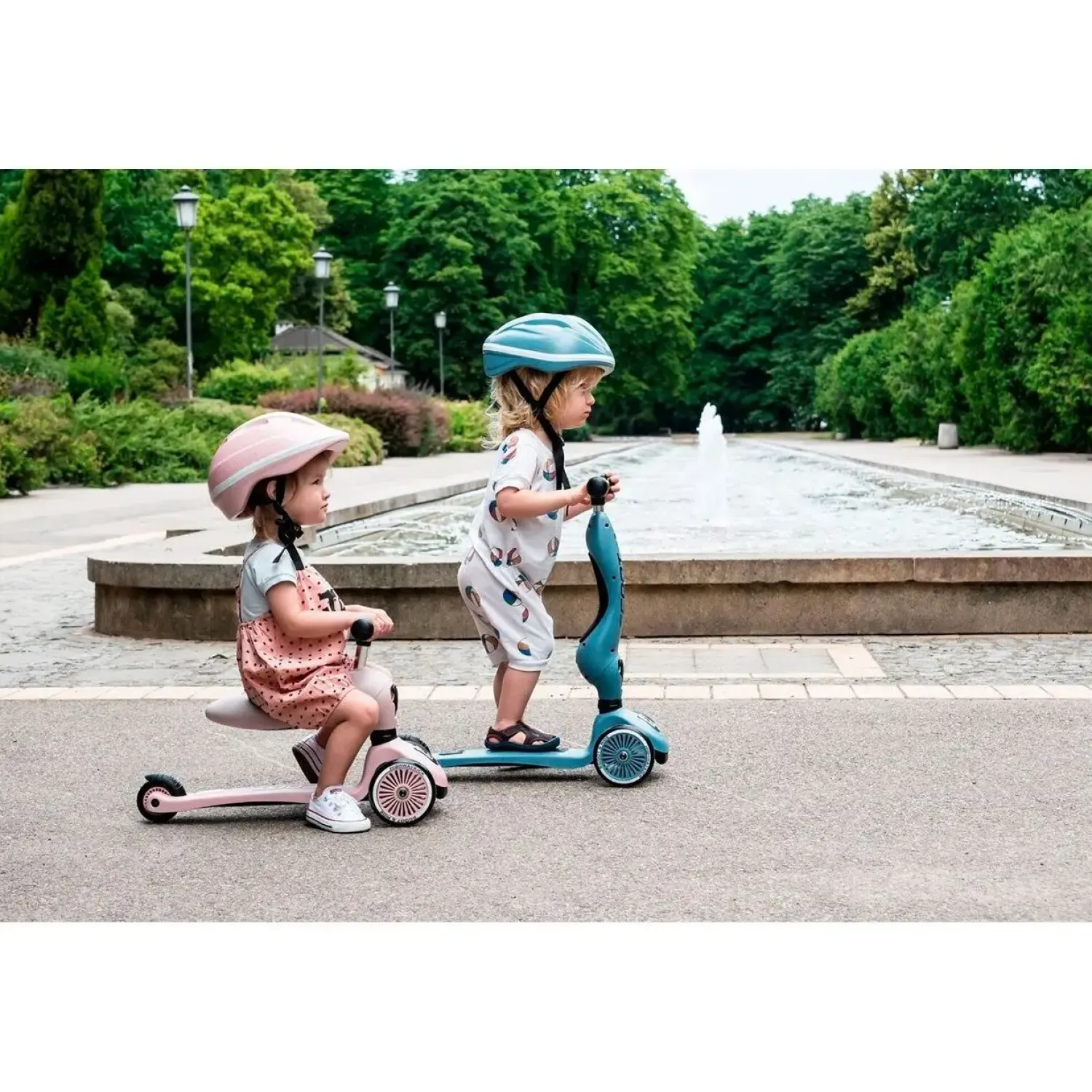 - Highway Kick 1 - Scooter / Løbehjul - Rose - Pink*Scoot and Ride Best