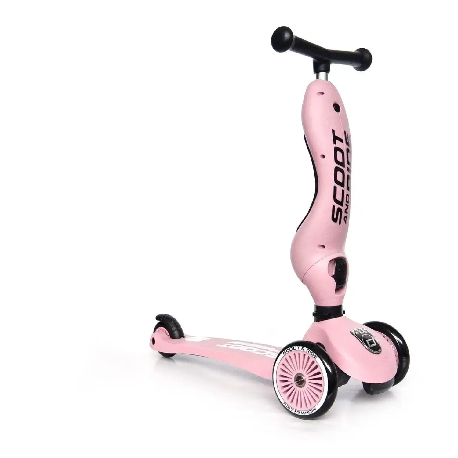 - Highway Kick 1 - Scooter / Løbehjul - Rose - Pink*Scoot and Ride Best
