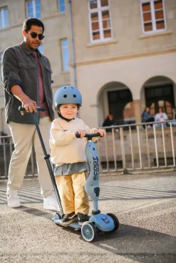 - Highway Kick 1 Push and Go - Løbehjul - Steel blå^Scoot and Ride Clearance