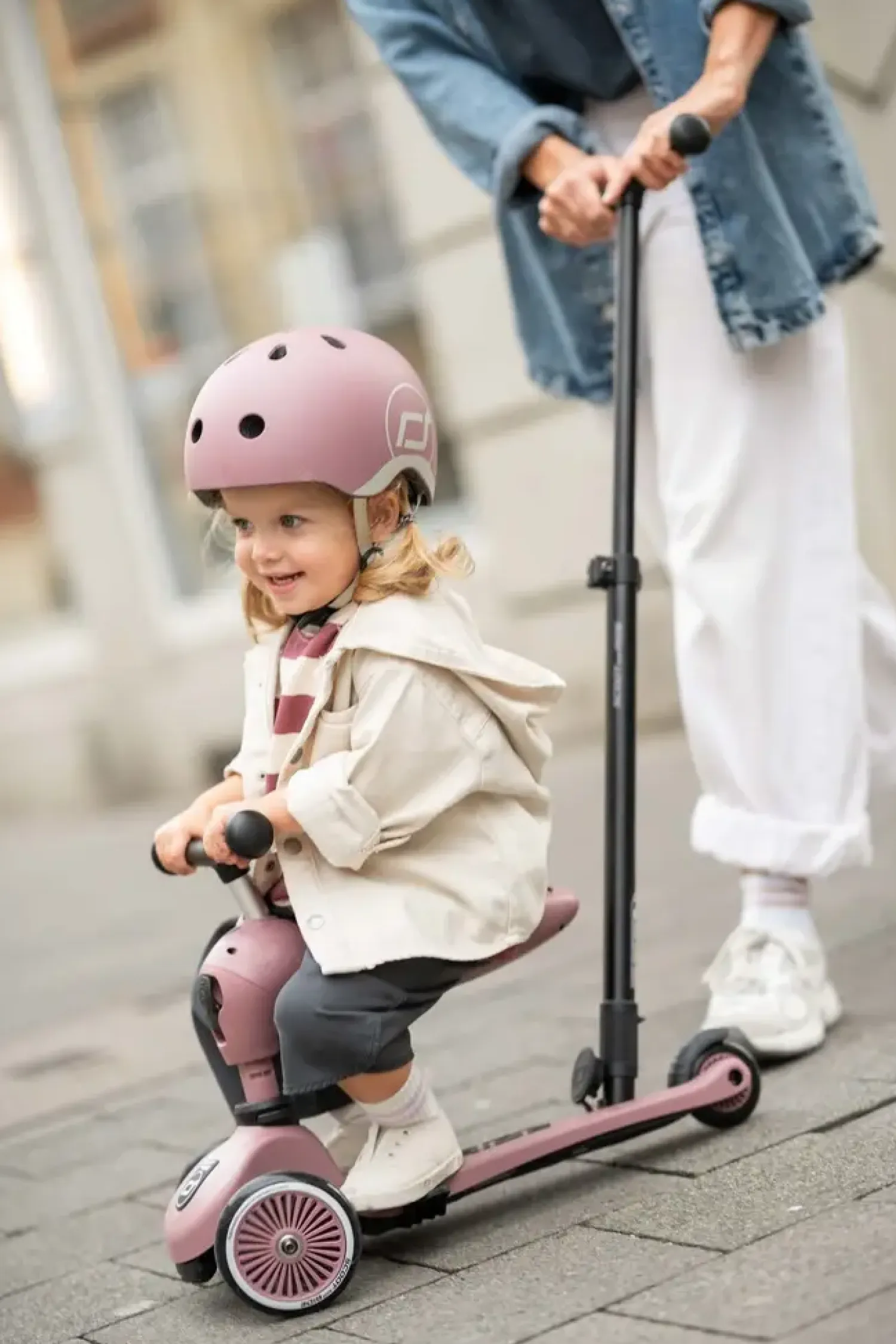 - Highway Kick 1 Push and Go - Løbehjul - Wildberry*Scoot and Ride Discount