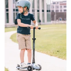 Highway - Cykelhjelm - blå - steel - 51-55 cm^Scoot and Ride Hot