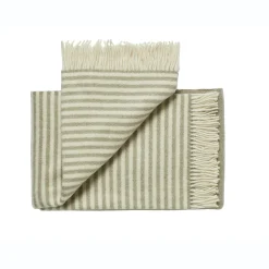 - Plaid - Bogø - Light Green/Lys Grøn - 140x240 cm^Silkeborg Uldspinderi