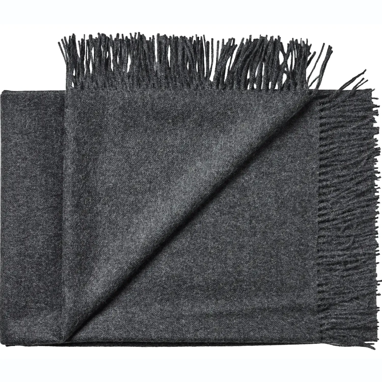 - Plaid - Arequipa - Mørkegrå - 130x200 cm^Silkeborg Uldspinderi Discount