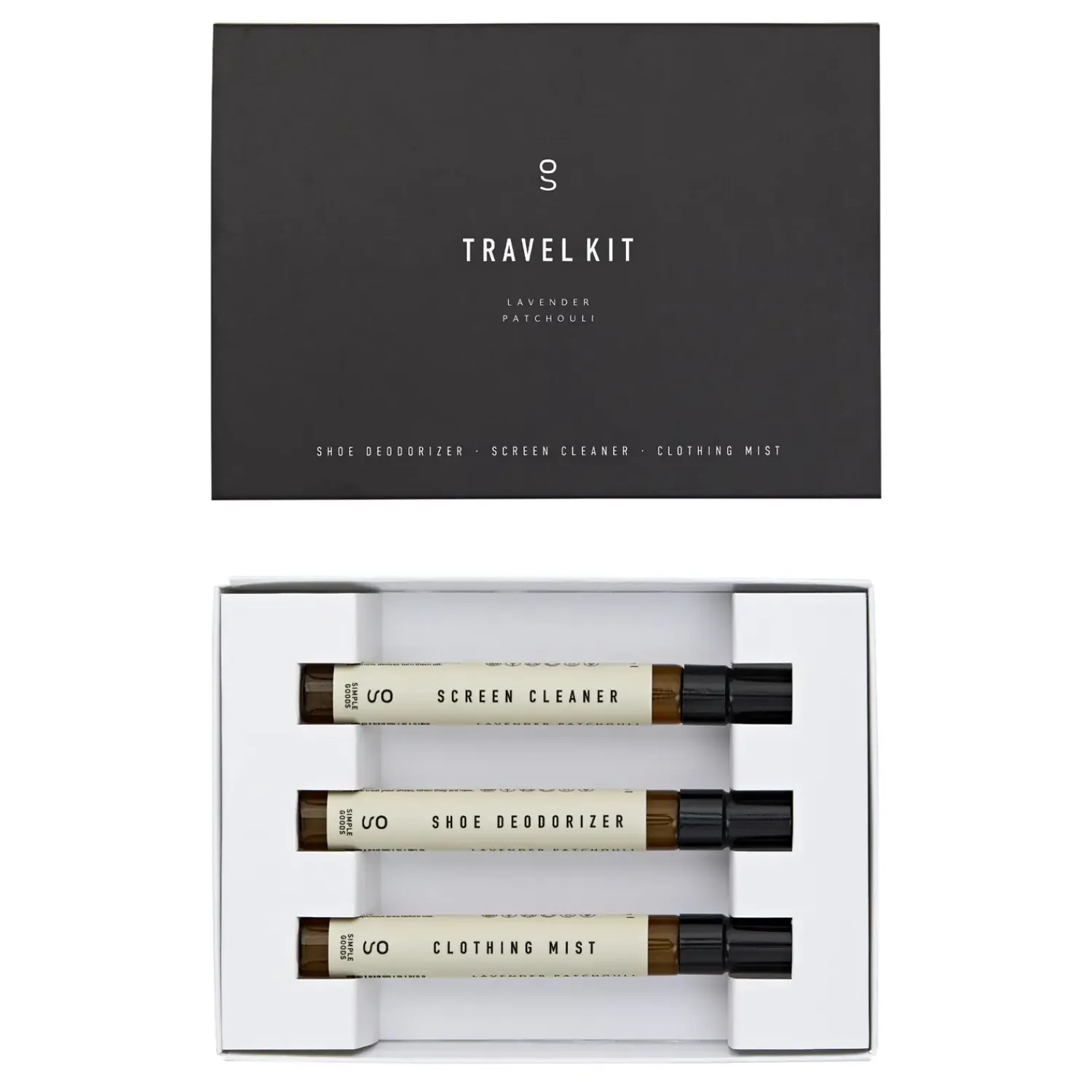 - Travel Kit - Tekstilspray, skærmrens & sko deodorant*Simple Goods