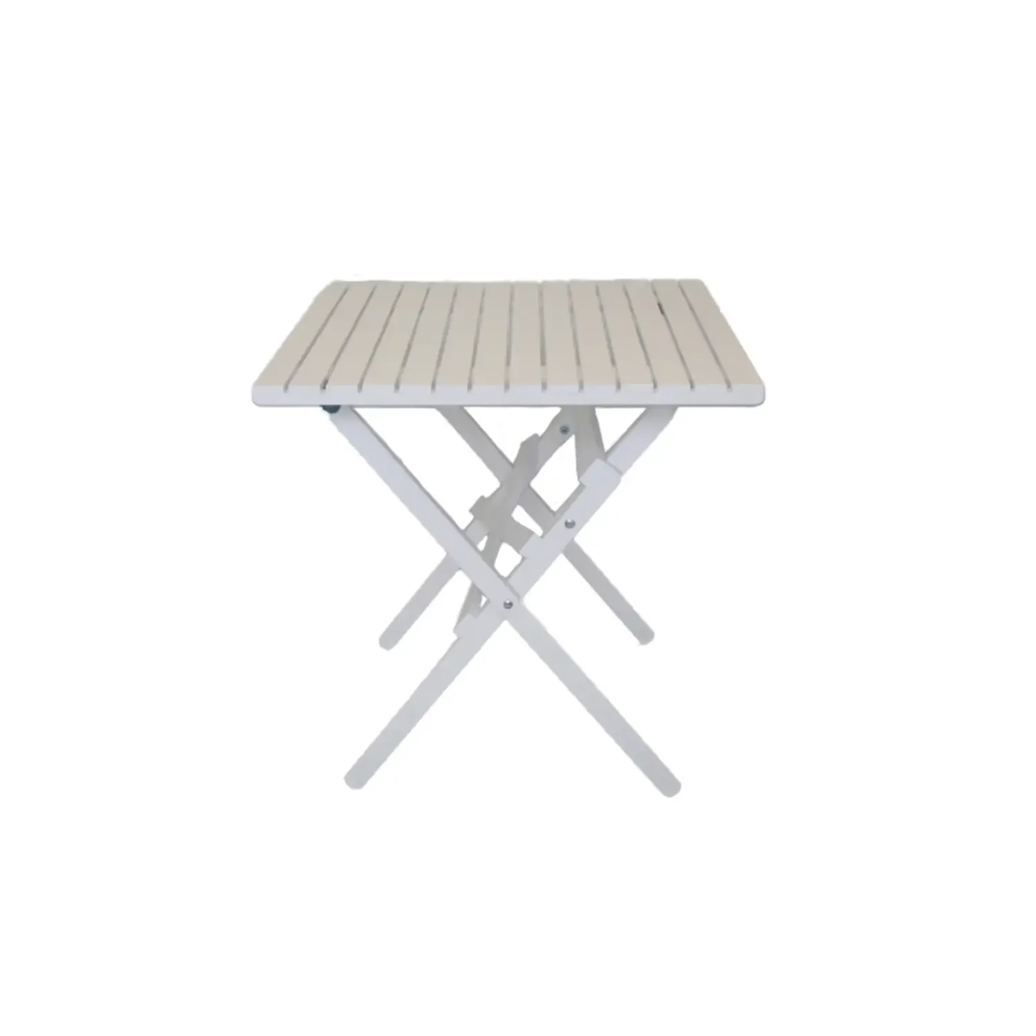 - Havebord - Vallø Lamel 60 - Hvid - 60x60 cm^Skovshoved Møbelfabrik Clearance