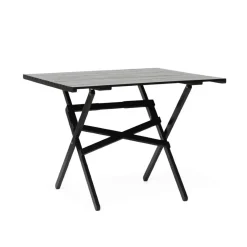 - Havebord - Vallø 90 Lamel - Sort - 90x90 cm^Skovshoved Møbelfabrik New