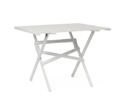 - Havebord - Vallø Lamel 70 - Hvid - 70x70 cm^Skovshoved Møbelfabrik Discount