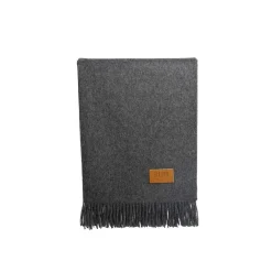 - Plaid - Baby Alpaca - Mørkegrå - 135x200 cm*Skriver Collection Discount