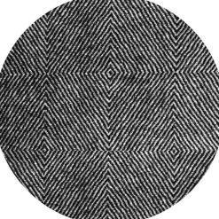 - Tæppe - Herringbone Round - Ø100 cm^Skriver Collection Hot