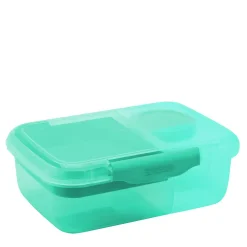 - Bento Lunch Box - Madkasse med opdelte rum og snackbøtte - 1,6 l -^Smash Sale