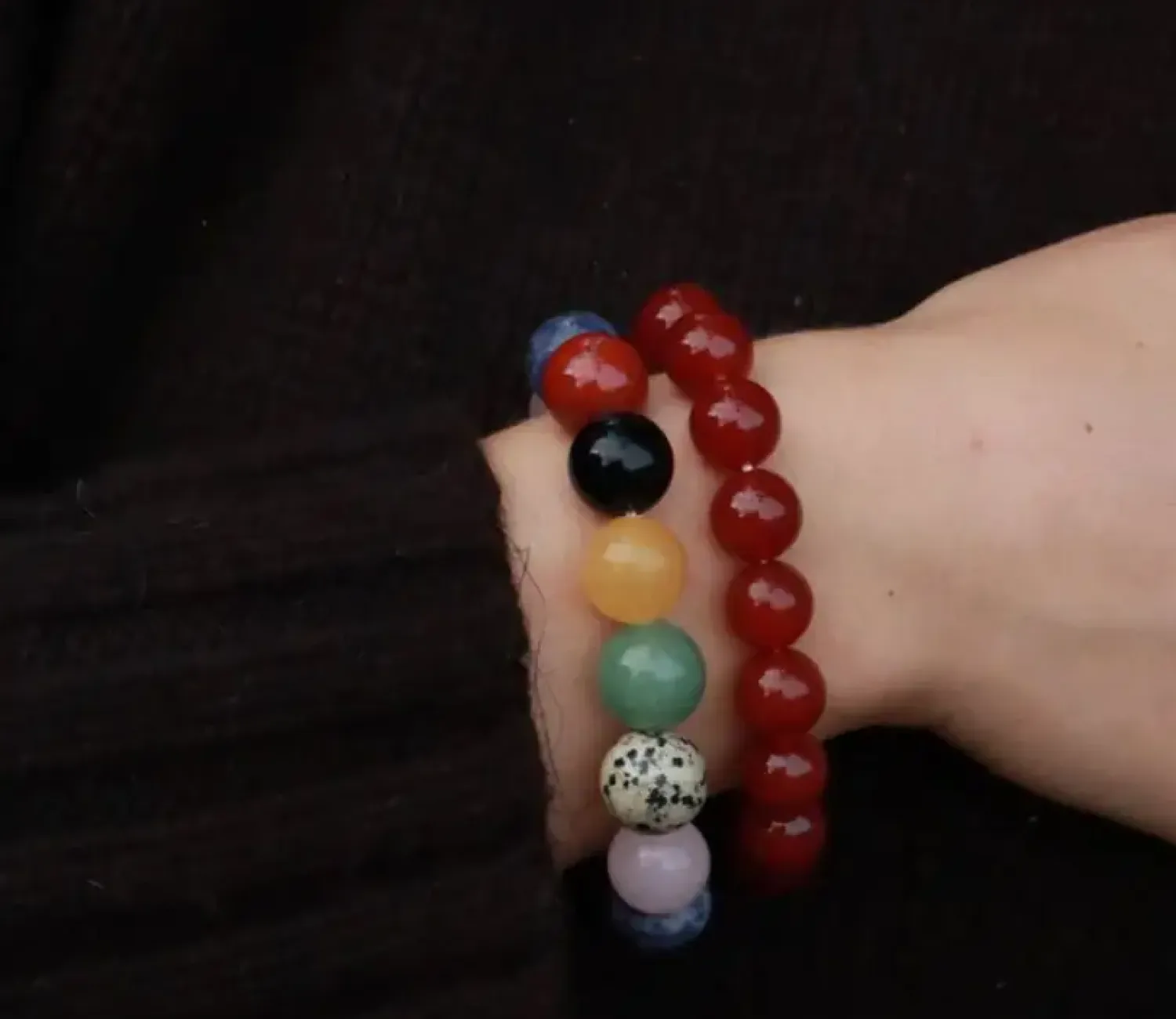 Soï - Chunky Palette - Krystal armbånd - Kreativitet - 14 mm* Clearance