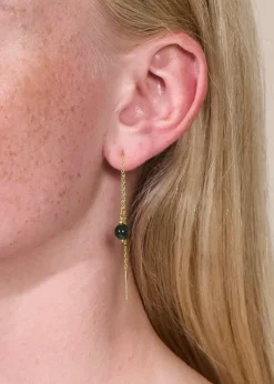 Soï - Ella Grøn Jade - Krystal øreringe^ Best