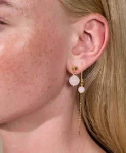 Soï - Ella Rosa Jade - Krystal øreringe* Discount