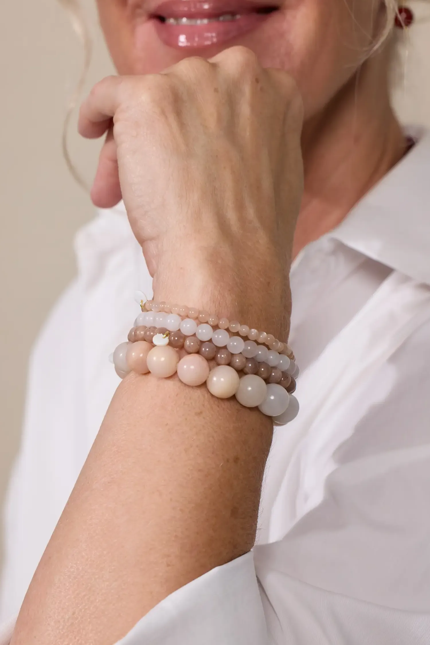 Soï - Moonstone - Krystal armbånd - Balance - 6 mm* Best