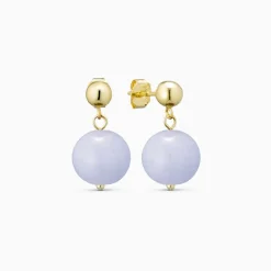 Soï - Nora Aquamarin - Krystal øreringe^