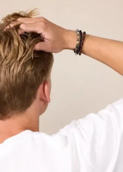 Soï - Red Tiger Eye - Krystal armbånd - Selvtillid - 4 mm*