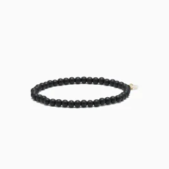 Soi - Blackstone - Krystal armbånd - Grounding - 4 mm*