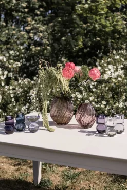 - Candle Holder - "Shadow Square" - Light Blue^Specktrum Discount