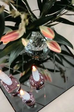 - Lysestage - Couple - Pink/Klar*Specktrum Hot