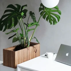 - Plantekasse - GrowWIDE - Mørk Eg - 60 x 22 x 24*Squarely Copenhagen