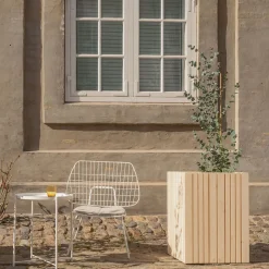 - Plantekasse - Unfold SQUARE TALL - Rød - 47 x 52 x 70cm^Squarely Copenhagen Best