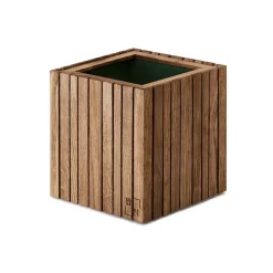 - Plantekasse - GrowON - Mørk Eg - 22 x 22 x 24 cm*Squarely Copenhagen Hot