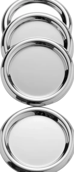 - BORDBRIK TIL VINFLASKE 4 STK. Ø10 CM.^Steel Function Sale