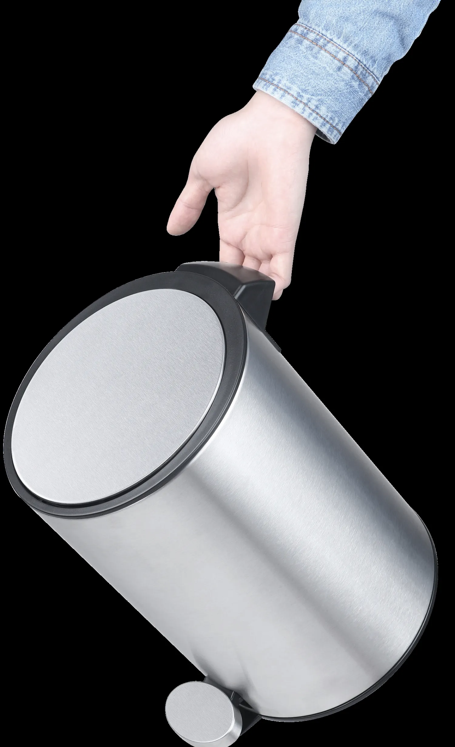 - COMO Affaldsspand m. fodpedal - 5L*Steel Function Hot