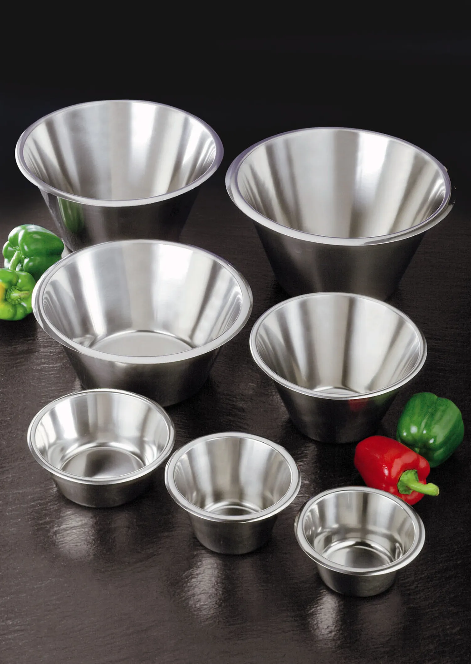 - KØKKENSKÅL 1/2 LTR.^Steel Function Best