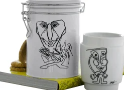 - KUNSTKOP NR 3 PORCELÆN SORT/HVID*Steel Function Clearance