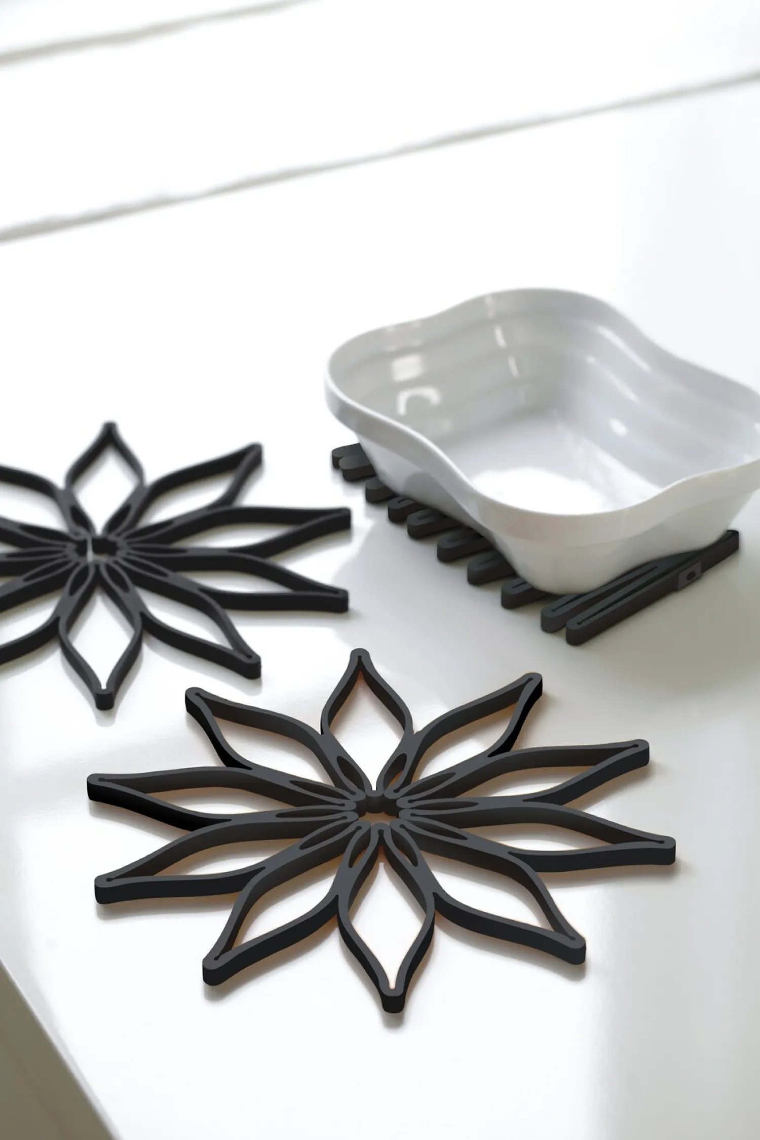 - MAGIC TRIVET SORT SILIKONE 3-PAK.^Steel Function Clearance