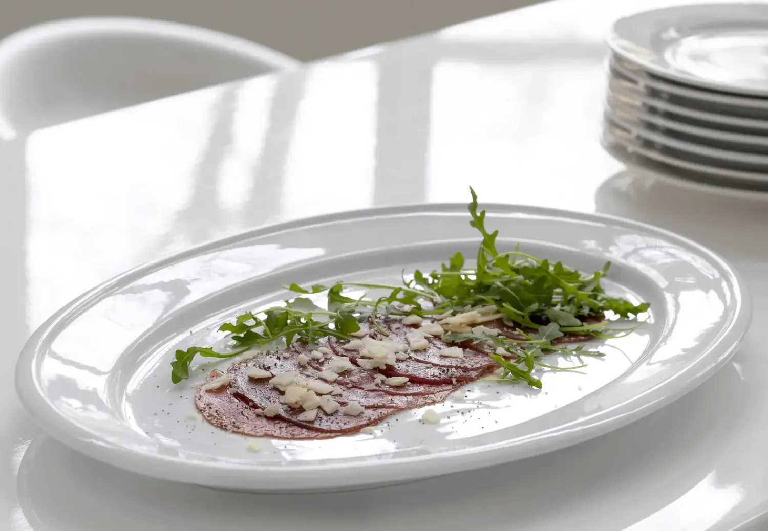 - OVALT SERVERINGSFAD PORCELÆN 45 CM*Steel Function Sale