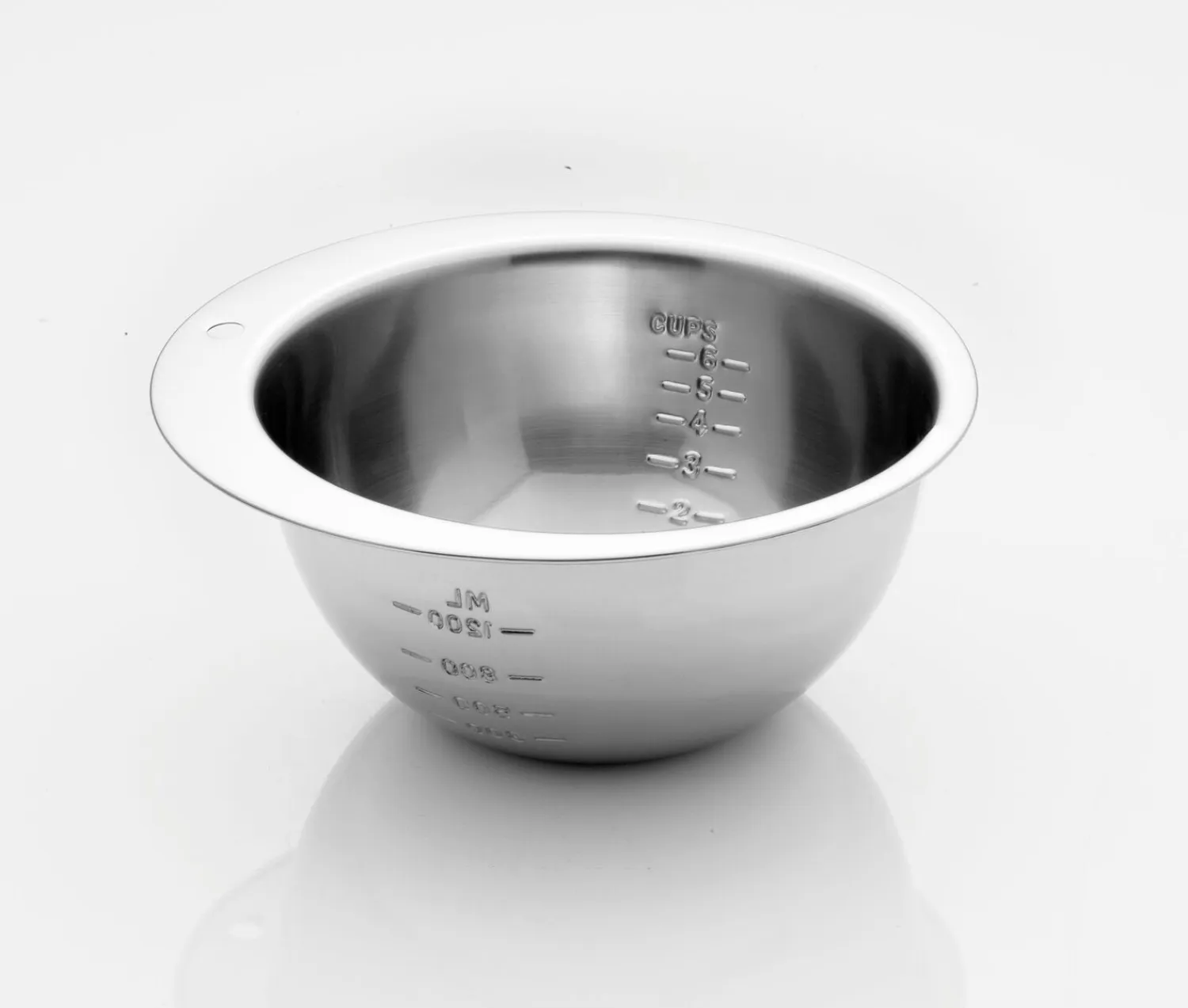 - PISKESKÅL 22 CM M/MÅL - 1,2 L*Steel Function Discount