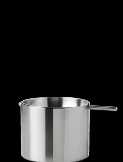 - Arne Jacobsen vippeaskebæger H 8 cm steel^Stelton