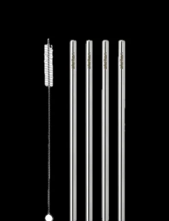 - genanvendelige sugerør 4 Stk steel^Stelton Clearance