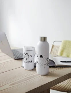 - Keep Cool drikkeflaske 0.75 l. Moomin soft white^Stelton