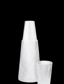 - Pilastro karaffel med glas 1 l. clear^Stelton Hot