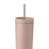 - To Go Sip termokop med sugerør 0.4 l. heather*Stelton Hot