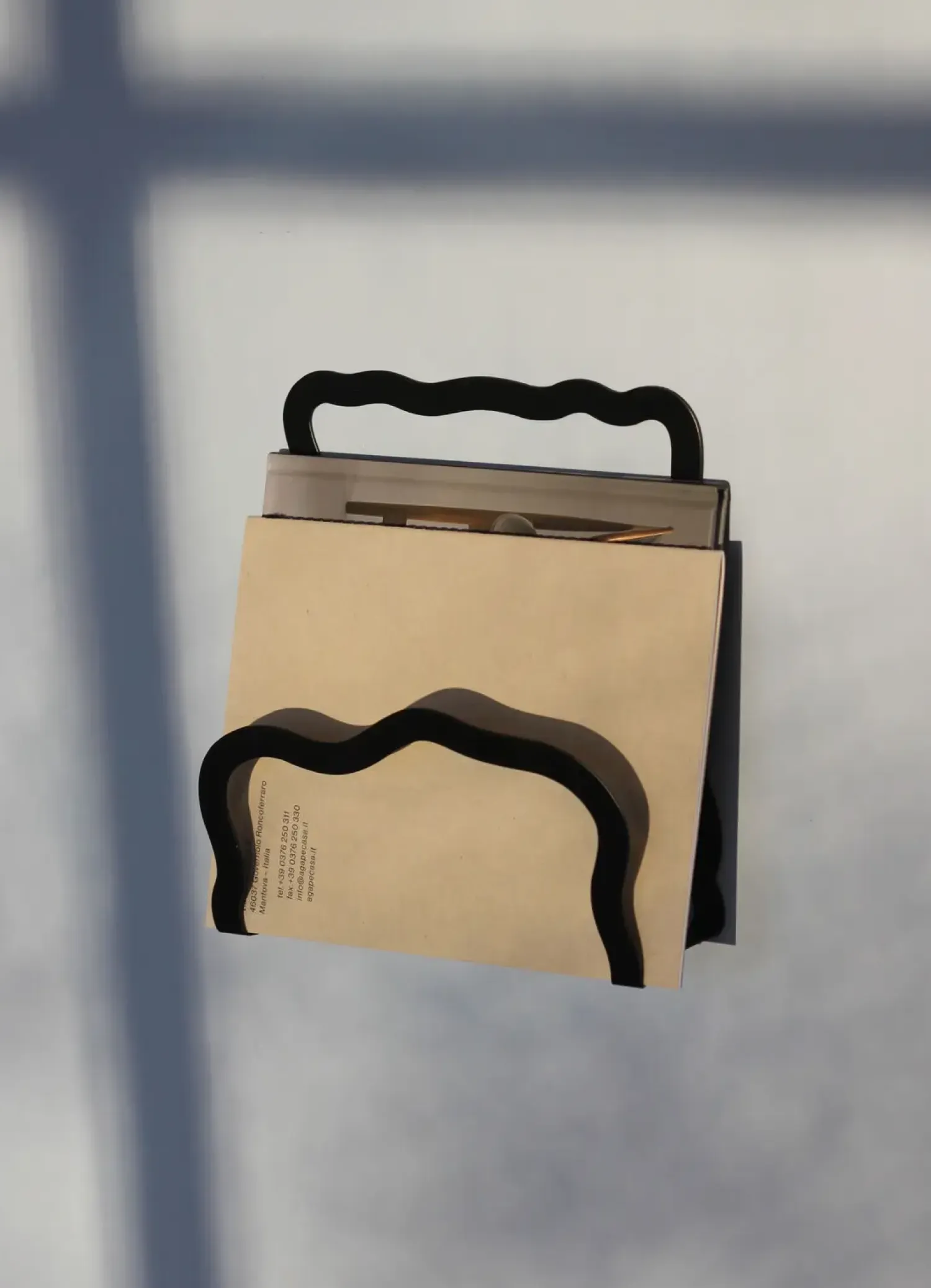 - Wave magasinholder - Sort*Stences Clearance