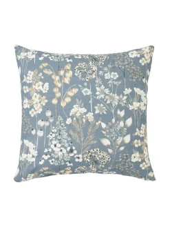 - Wood Pudebetræk - Blue 45x45cm*Svanefors Online