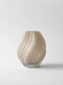 - Noma vase - linen - 23 cm x 19 cm^Tell Me More Clearance