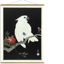- Plakat 30x40 cm. - Cockatoo & Pomegranate - Papir*The Dybdahl Best