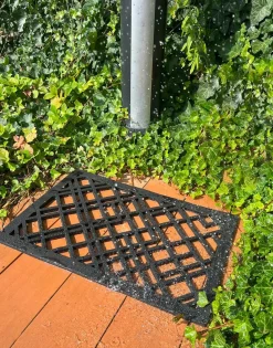 - Dørmåtte - Lines design - Gummi - 40x60 cm*Tica Copenhagen Online