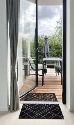 - Dørmåtte - Lines design - Gummi - 40x60 cm*Tica Copenhagen Online