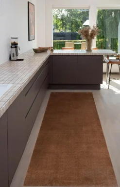 - Gulvmåtte / Tæppe - Cognac - 100x300 cm*Tica Copenhagen New