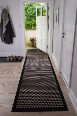 - Løber - Dots - Sort/sand - 90x200 cm^Tica Copenhagen New