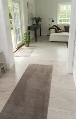 - Løber - Ensfarvet - Beige/sand - 90x200 cm*Tica Copenhagen Best
