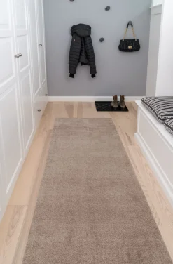 - Løber - Ensfarvet - Beige/sand - 90x200 cm*Tica Copenhagen Best